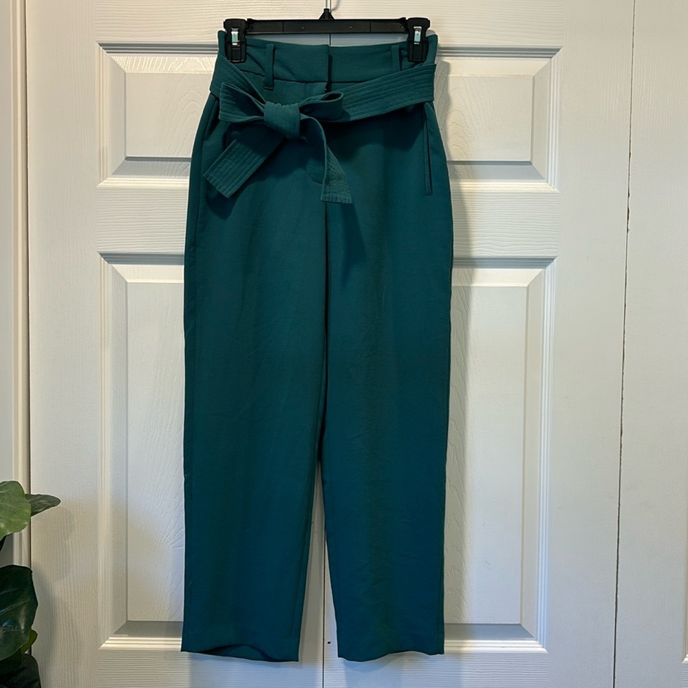 Wilfred Teal Ankle Cropped Pants